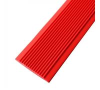 Bande de Marche d'escalier antidérapante en PVC, 400CM, Autocollant Auto-adhésif for escaliers, Protection des escaliers, Tapis de Protection des marches(Red)