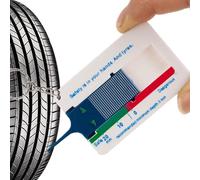 Bande de marche - Jauge de profondeur - Outil de mesure de la profondeur des pneus numériques, des vêtements de pneus - Testeur de termes pour véhicule, outil d'insertion portable