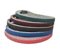 Bande de meulage 40 pièces 1/2x18 pouces for affûteuse d'outils, remplacement de bande abrasive