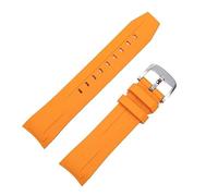Bande de montée en caoutchouc souple de 22 mm pour bracelet de tissu étoile Sea Star T120 Band de montre en silicone courbe T120417A Men de broche Bracelet Boucle