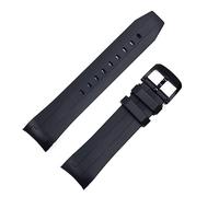 Bande de montée en caoutchouc souple de 22 mm pour bracelet de tissu étoile Sea Star T120 Band de montre en silicone courbe T120417A Men de broche Bracelet Boucle