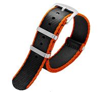 Bande de montre de ceinture de sécurité de qualité supérieure 20 mm 22 mm STRAP NYLON POUR SEIKO MIDO 007 JAMES BOND MILIAL MILIAL STRIFFACE MEN MEN METTRE