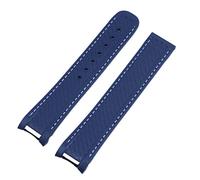 Bande de montre en caoutchouc de 20 mm pour bracelet Omega 300 AT150 Aqua Terra Ultra Light 8900 Bracelets de bande de montre à boucle en acier