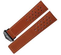 Bande de montre en cuir authentique pour la boucle pliante de la gueule