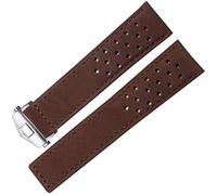 Bande de montre en cuir authentique pour la boucle pliante de la gueule