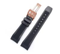 Bande de montres en caoutchouc en silicone en silicone en silicone à 22 mm compatible avec la sangle IW390209