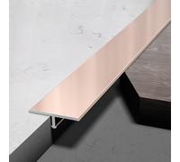 Bande de moulage en T en aluminium, garniture de sol imperméable pour tous les Flo Pes, T-SD End C, parfaite pour les solutions Flo sans couture