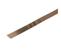 Bande de moulage murale en acier inoxydable brossé pour bricolage, 50 mm x 5 m, bordure décorative pour carrelage, porte, miroir, cheminée (doré)