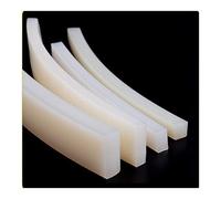 Bande de mousse de caoutchouc de Silicone, Joint d'étanchéité carré en caoutchouc de silicone solide, blanc, plusieurs tailles, 1 m(16x16mm)