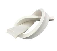 Bande de mousse silicone blanche 3,28 pieds, tampon anti-étirement et anti-déchirure absorbant les chocs for la construction modèles, épaisseur x largeur, mm 50(5mm x 40mm)