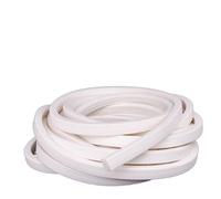 Bande de mousse silicone carrée en caoutchouc d'isolation blanche 3 mètres à des fins d'étanchéité Mousse acoustique Écart (Taille : 8x10mm)(15x15mm)