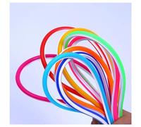 Bande De Néon, Tube De Silicone De Séparation De Bricolage De 1 À 10 M, Bande De Néon LED De 8 Mm De Largeur, Ruban De Panneau D'enseigne Au Néon Étanche Et Flexible, Bandes Lumineuses Pliables (Colo