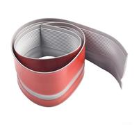 Bande de nez d'escalier auto-adhésive pour protection des bords de marche avec bande de roulement antidérapante | Garniture de sécurité durable en PVC pour escaliers intérieurs et extérieurs à la
