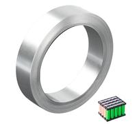Bande de nickel Bande de nickel 0,15 x 15 mm Plaque de nickel Bande d'acier pour batterie 18650 Soudage pour appareil de soudage par points (10 m)
