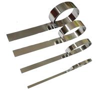 Bande de nickel pur, bande d'acier inoxydable, 1 mètre, haute élasticité, épaisseur: 0,1mm - 0,8mm, bande fine, largeur: 5/8/10/15/20/25/30/35/40/45/50mm