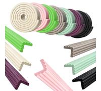 Bande De Pare-Chocs De Meubles, Protecteur De Barre Anti-Collision, Forme en W, Coins Pré-scotchés 3M, for Coins Pointus De Comptoir De Bureau(Brown,20m/65.61ft)