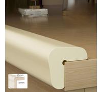 Bande De Pare-Chocs Pour La Maison,Bord Large Enveloppé,Sans Autocollant,Autocollant De Pare-Chocs D'angle,Mise À Niveau Du Protecteur D'angle Pour Bébé - Type 1-Beige 2m 13mm
