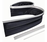 Bande de passepoil magnétique de 3 m avec rail de guidage Drive-Away - Avec bande magnétique de 4 mm d'épaisseur - Système magnétique pour auvent - Accessoire de fixation de camping