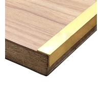 Bande de pédale, transition marche, protection bord d'escalier en laiton massif/bandes nez, garniture intérieure et extérieure, bordure antidérapante/bande