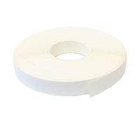 Bande de placage Mélamine 22 mm x 10 m avec colle thermo-fusible, blanc lisse mat