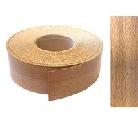 Bande de placage Mélamine 45 mm x 5 m avec colle thermo-fusible, décor cuit à la vapeur de hêtre