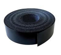 Bande de placage Mélamine 45 mm x 5 m avec colle thermo-fusible, noir lisse mat