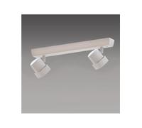 Bande de plafond Moka 2 spots GU10 Blanc