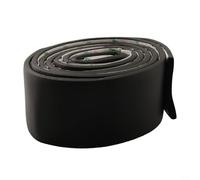 Bande de plinthe en mousse de coton avec bandes épaisses anti-collision 3D pour bords de mur Noir 2 m