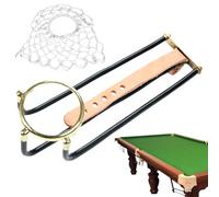 Bande de Poche pour Table de Billard Pool - Pièce de Rechange Standard pour Rail de Poche de Billard,Accessoire d'Entraînement avec Filet de Capture pour Joueurs Passionnés Débutants Amis et Famille