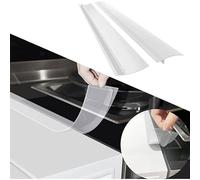 INF Bande de poêle garde propre entre la cuisinière et le meuble 61,5 cm Transparent Paquet de 2