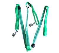 Bande de poitrine pour cheval éclairée à LED - Décoration de conduite de nuit équestre et accessoire de licol (One Size-Green)