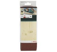 Bosch Bandes abrasives 73 x 533 mm Grain 100 – Lot 3 pièces (2609256219)