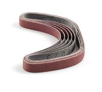 Bande de ponçage en corindon supérieur pour ponceuse BS/E - Grain 120 - lot 5 bandes - - 28582