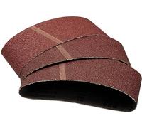 Wolfcraft Bande abrasive 3113000 Grain 80 76 x 457 mm 6 pièces Argent