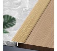 Bande de porte profilée en T, garniture de moulure, panneau de transition en aluminium, jointure des espaces de plancher de planches stratifiées, bandes de sol en forme de T, pour (Style A, W2 cm x 3