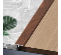 Bande de porte profilée en T, garniture de moulure, panneau de transition en aluminium, jointure des espaces de plancher de planches stratifiées, bandes de sol en forme de T, pour (style E, largeur