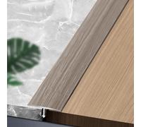Bande de porte profilée en T, garniture de moulure, panneau de transition en aluminium, jointure des espaces de plancher de planches stratifiées, bandes de sol en forme de T, pour (style H, largeur 2