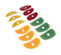 Bande de Potier en Silicone 12pcs pour Travailler la Céramique Outil de Bricolage pour Formage Sans Effort pour Création Artistique, Projet Scolaire, Atelier Manuelle