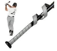 Bande de préhension pour batte de baseball - 1 m de long - Anti-transpiration prédécoupée et grip de tennis - Surrip antidérapant pour poignée de raquette, ceinture absorbante de transpiration pour