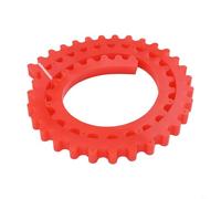 Bande de profilage à engrenages pour le travail du bois, outil de gabarit courbe flexible pour contours et formes complexes, longueur 1/2 mètre, rouge (1 mètre)