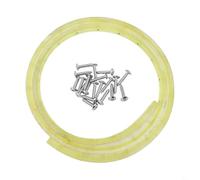 Bande de profilage flexible pour le travail du bois, pour guide de routeur, 1 m ou 2 m de long, matériau PU PU avec bague en laiton, vert (2 m)