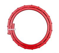 Bande de profilage pour le travail du bois, guide de fraisage à chaîne d'engrenages hautement élastique pour façonner le bois incurvé, 1 m, rouge, espacement des trous de 30 mm (1 m)