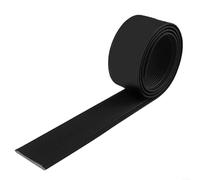 Bande de protection antidérapante en PVC pour bordure d'escalier - 100 cm x 6 cm - Ignifuge et installation simple - Pour maisons, écoles, bureaux et établissements pour personnes âgées (noir)