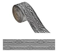 Bande de protection autocollante pour coins muraux conçue pour éviter les blessures et les dommages au mur avec fonction décorative anti-collision (gris argenté)