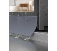 Bande de protection contre l'eau for fenêtre, pare-pluie for bord extérieur de fenêtre, plaque de protection contre les infiltrations d'eau for balcon extérieur (100 cm/39 po)(Grey,110mm)