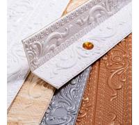 Bande de protection d'angle murale conçue pour l'absorption des chocs et l'intégration décorative dans les espaces de vie modernes (blanc rouge)