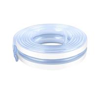 Bande de protection d'angle - Profil en D transparent, tampon de sécurité creux flexible, bouclier transparent pour meubles | Solution de défense des bords pour une utilisation dans l'espace de vie