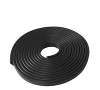Bande de protection de bord en caoutchouc noir, profilé en U, 1/2/3/5/10 mètres, joint d'étanchéité anti-huile, largeur intérieure 0,5 mm à 12 mm, hauteur 5 mm à 18 mm.(6x6x2mm,2 Meter)