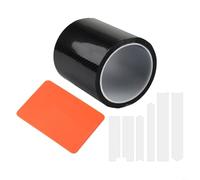 Bande de protection de cadre de vélo en fibre de carbone de 300 cm fabriquée à partir de matériaux PVC et PMMA (motif carbone 5K)