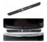 Bande de Protection de Pare-Chocs Arrière Voiture Fibre Carbone pour Dacia Logan I Van 2007-2012, Garniture de Protection de Pare-Chocs Arrière Accessoires Auto,A